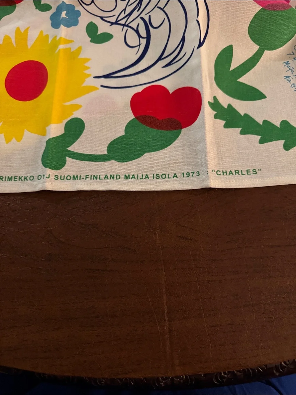 NEW Kitchen Towels “Charles” by Maija Isola 1973.  Set of two identical